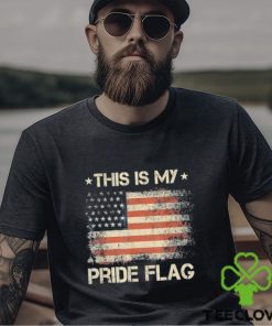 Original This Is My Pride Flag USA American 4th of July Patriotic 2023 Vintage T Shirt