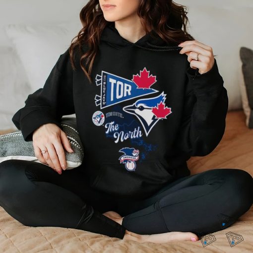 Original Toronto Blue Jays Split Zone The North t hoodie, sweater, longsleeve, shirt v-neck, t-shirt