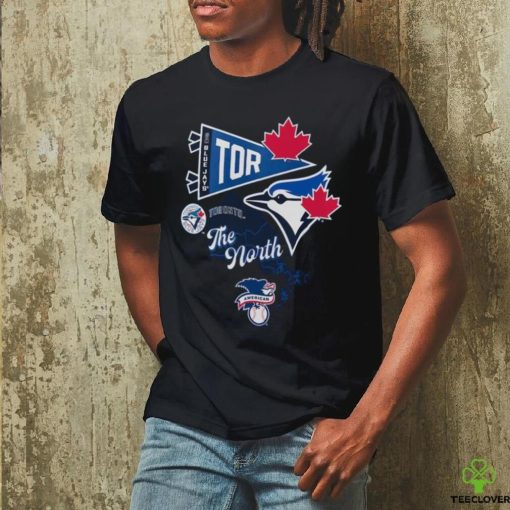 Original Toronto Blue Jays Split Zone The North t hoodie, sweater, longsleeve, shirt v-neck, t-shirt