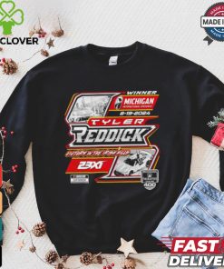 Original Tyler Reddick 23XI Racing 2024 FireKeepers Casino 400 Race Winner T Shirt