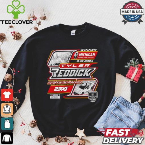 Original Tyler Reddick 23XI Racing 2024 FireKeepers Casino 400 Race Winner T Shirt