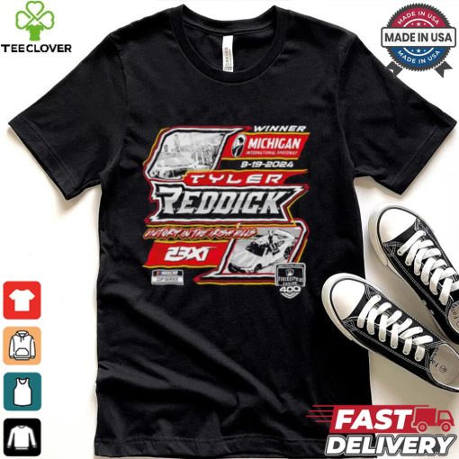 Original Tyler Reddick 23XI Racing 2024 FireKeepers Casino 400 Race Winner T Shirt
