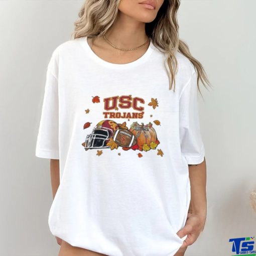 Original USC Trojans NCAA Football Welcome Fall Pumpkin Halloween 2023 T Shirt