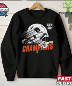 Original UTSA Roadrunners football 2024 Myrtle Beach Bowl Champions Helmet Shirt