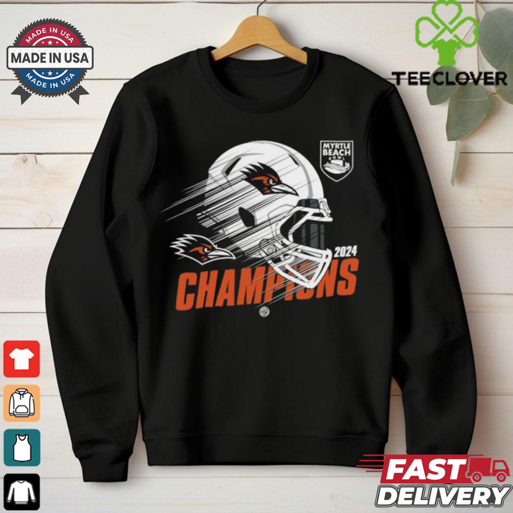 Original UTSA Roadrunners football 2024 Myrtle Beach Bowl Champions Helmet Shirt Original UTSA Roadrunners football 2024 Myrtle Beach Bowl Champions Helmet Shirt