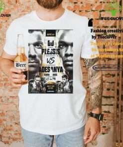 Original Ufc 305 dricus du plessis vs israel adesanya 2024 fight poster shirt