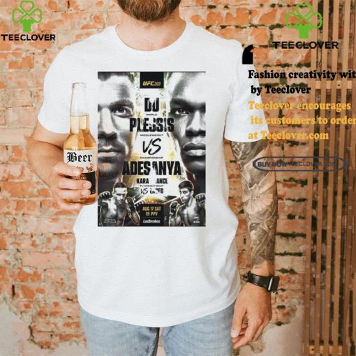 Original Ufc 305 dricus du plessis vs israel adesanya 2024 fight poster shirt