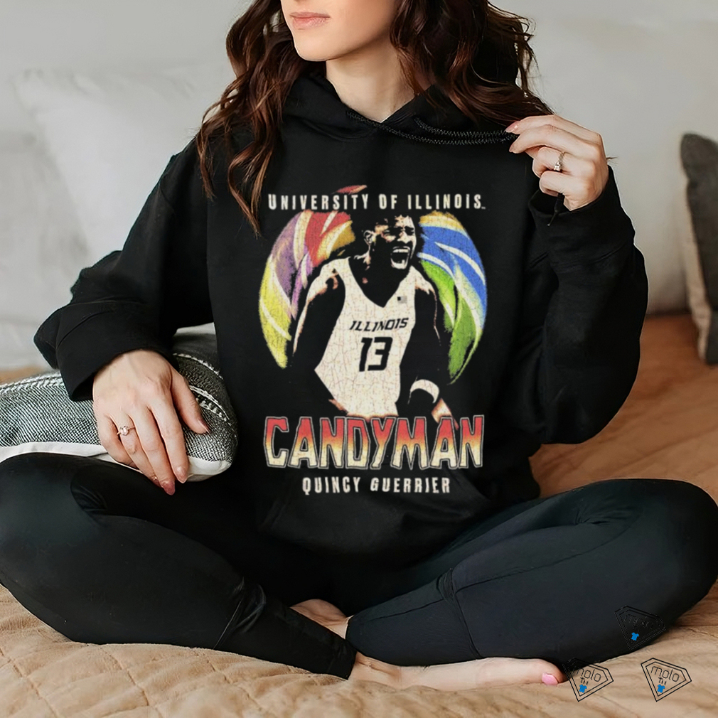 Original University of Illinois Candyman Quincy Guerrier Shirt Original University of Illinois Candyman Quincy Guerrier Shirt