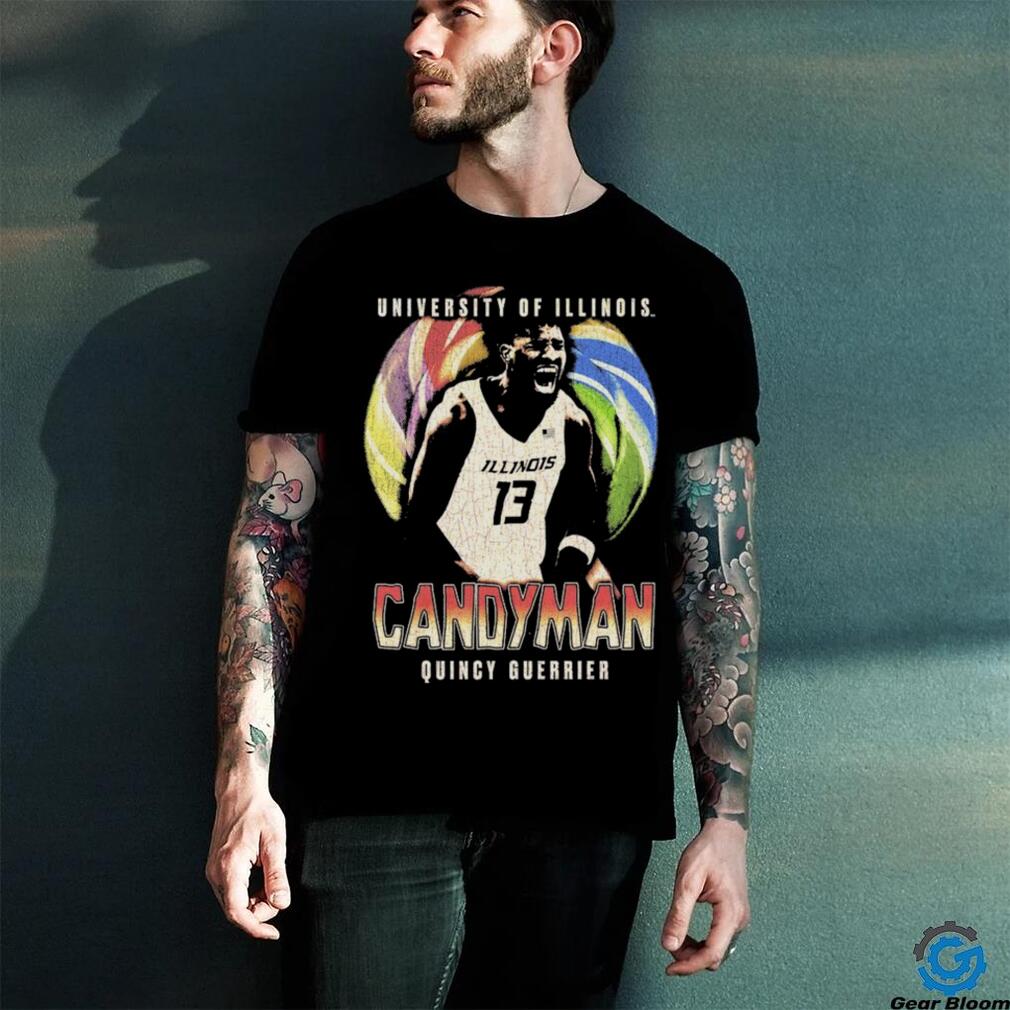 Original University of Illinois Candyman Quincy Guerrier Shirt Original University of Illinois Candyman Quincy Guerrier Shirt