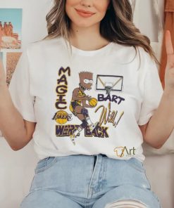 Original Vintage NBA Los Angeles Lakers Magic Bart Simp We’re Back Bootleg T hoodie, sweater, longsleeve, shirt v-neck, t-shirt