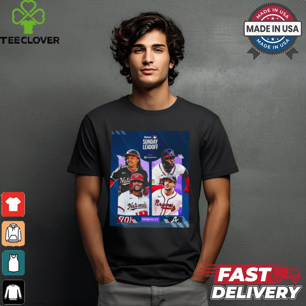 Original Washington Nationals vs Atlanta Braves 2024 NL East battle shirt Original Washington Nationals vs Atlanta Braves 2024 NL East battle shirt