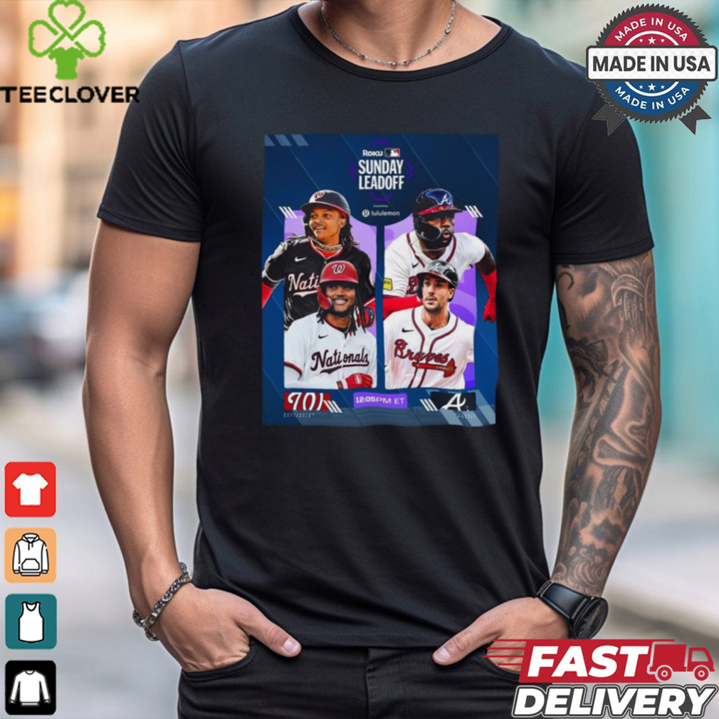 Original Washington Nationals vs Atlanta Braves 2024 NL East battle shirt Original Washington Nationals vs Atlanta Braves 2024 NL East battle shirt