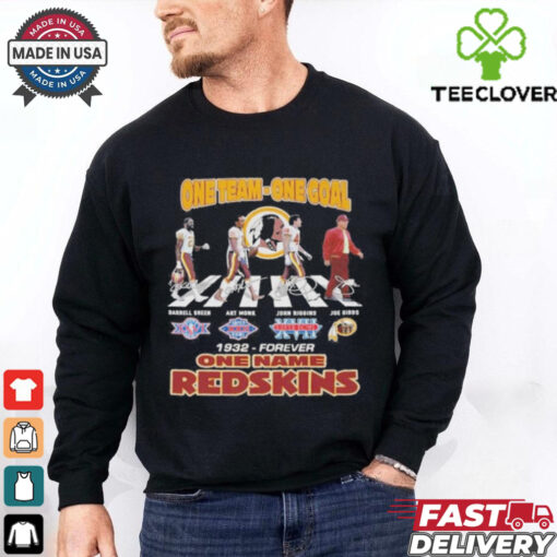 Original Washington Redskins One Team One Goal 1932 Forever One Name Shirt