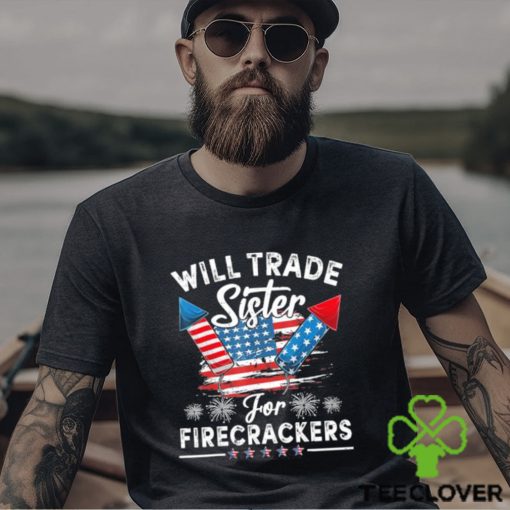 Original Will Sister For Firecrackers Funny Boys 4th Of July T Shirt