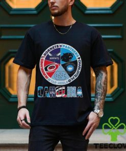 Original carolina Sport team Carolina Hornets Panthers Charlotte Fc Tar Heels and Hurricanes shirt