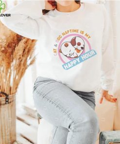 Original cat And Dog Naptime Is My Super Cute Happy Hour hoodie, sweater, longsleeve, shirt v-neck, t-shirt