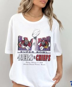 Original chiefs VS 49ers Super Bowl LVIII Shirt