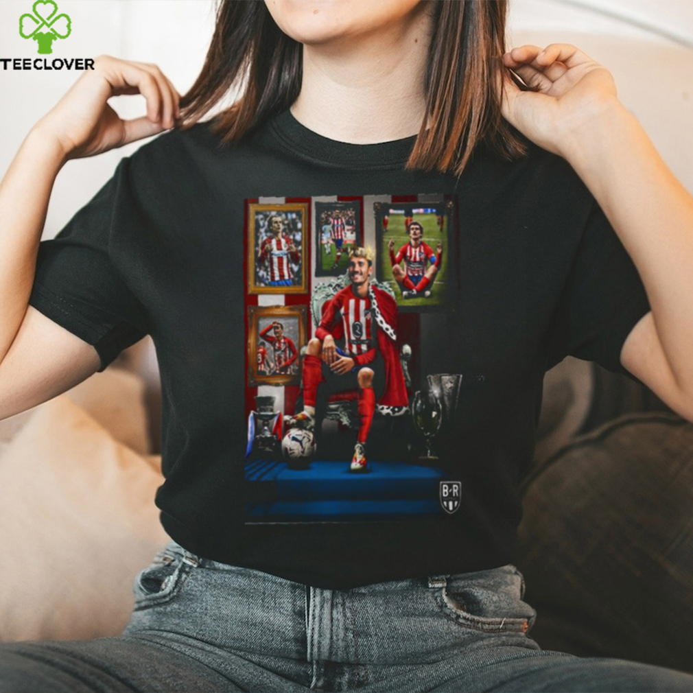 Original congratulations To Antoine Griezmann Becomes All Time Top Scorer Of Atletico Madrid Football Team Shirt Original congratulations To Antoine Griezmann Becomes All Time Top Scorer Of Atletico Madrid Football Team Shirt
