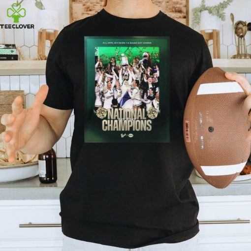 Original congratulations To USF All Girl Cheer Back To Back National Champions 2024 UCA All Girl Division 1A Game Day Cheer Shirt