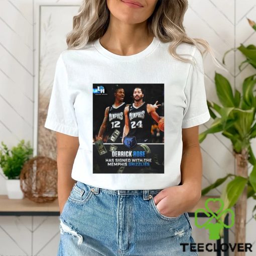 Original derrick Rose Has Signed With The Memphis Grizzlies 2023 Shirt