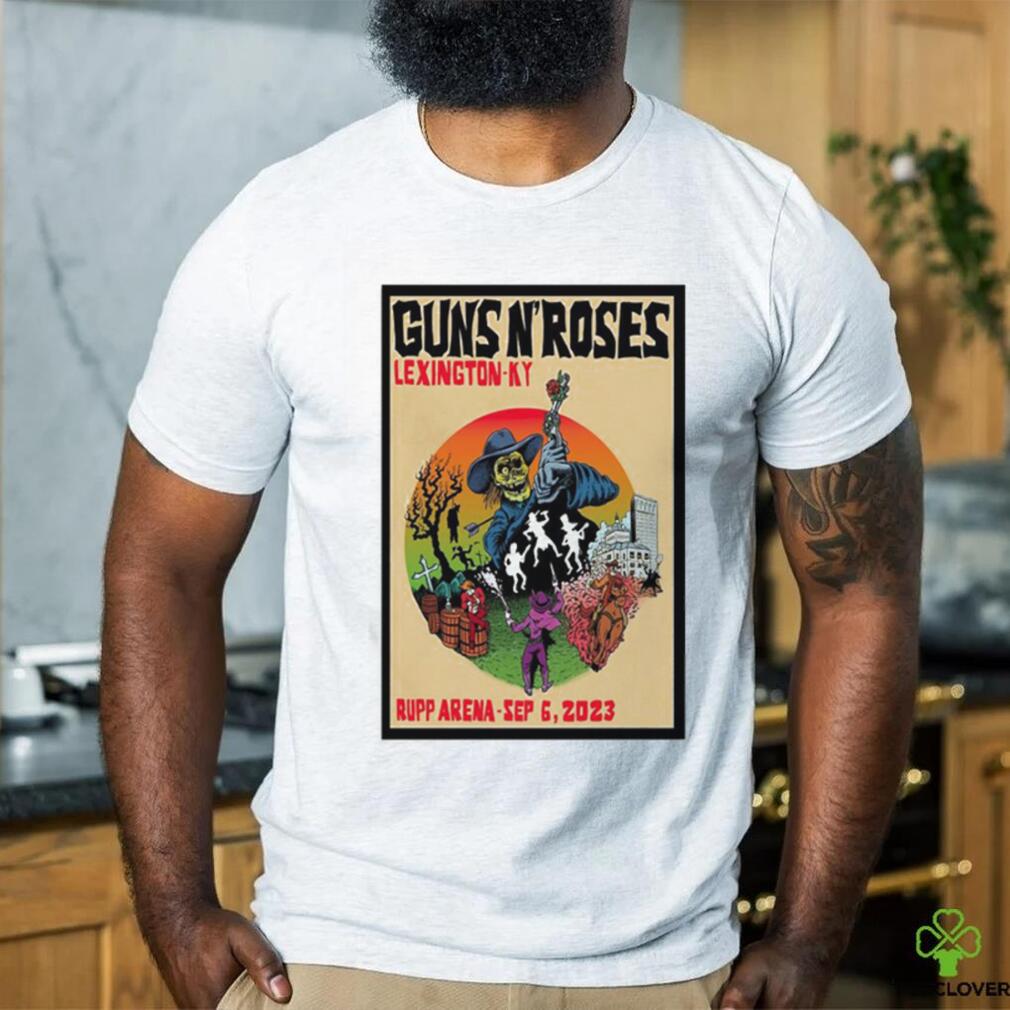 Original guns N’ Roses Lexington September 6, 2023 Poster Shirt Original guns N’ Roses Lexington September 6, 2023 Poster Shirt