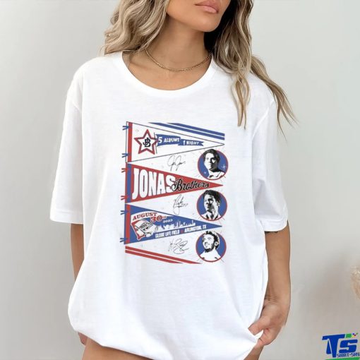 Original jonas Brothers Globe Life Field Arlington, Tx August 30 2023 Shirt