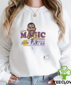 Original magic Johnson Los Angeles Lakers Caricature Vintage Crew hoodie, sweater, longsleeve, shirt v-neck, t-shirt