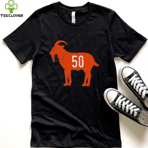 Original original Mike Singletary Goat 50 Chicago Football Fan Distressed Shirt