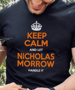 Original original Nicholas Morrow Keep Calm Chicago Football Fan Shirt