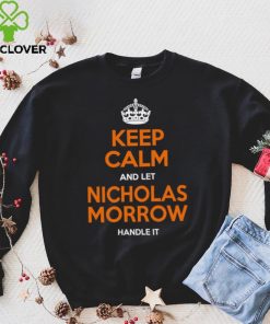 Original original Nicholas Morrow Keep Calm Chicago Football Fan Shirt