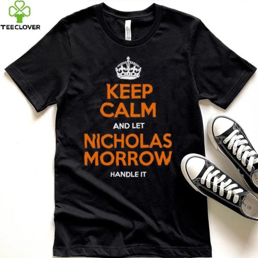 Original original Nicholas Morrow Keep Calm Chicago Football Fan Shirt