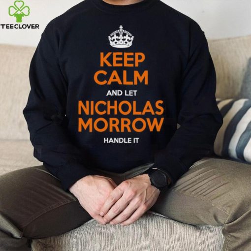 Original original Nicholas Morrow Keep Calm Chicago Football Fan Shirt