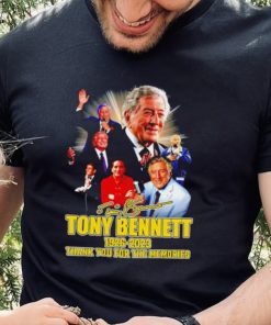 Original original Tony Bennett 1926 2023 Signatures Thank You For The Memories Shirt