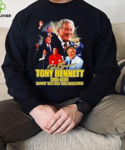 Original original Tony Bennett 1926 2023 Signatures Thank You For The Memories Shirt