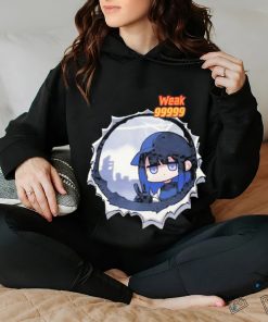 Original sensei Was Shot Weak 99999 Manga Shirt