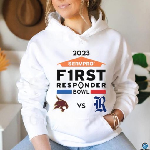 Original texas State Bobcats Vs Texas State Bobcats 2023 Servpro F1rst Responder Bowl Shirt
