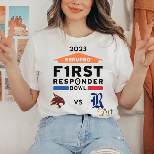 Original texas State Bobcats Vs Texas State Bobcats 2023 Servpro F1rst Responder Bowl Shirt