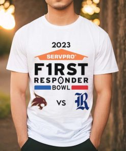 Original texas State Bobcats Vs Texas State Bobcats 2023 Servpro F1rst Responder Bowl Shirt