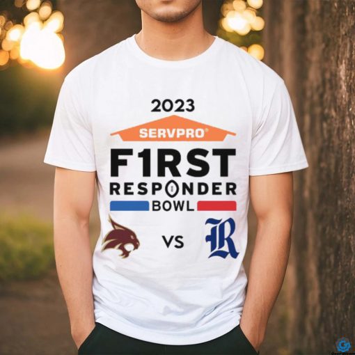 Original texas State Bobcats Vs Texas State Bobcats 2023 Servpro F1rst Responder Bowl Shirt