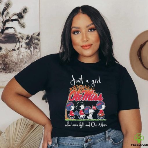 Original the Peanut Just A Girl Who Love Ball And Ole Miss T shirt