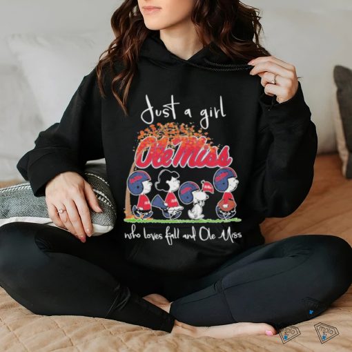 Original the Peanut Just A Girl Who Love Ball And Ole Miss T shirt