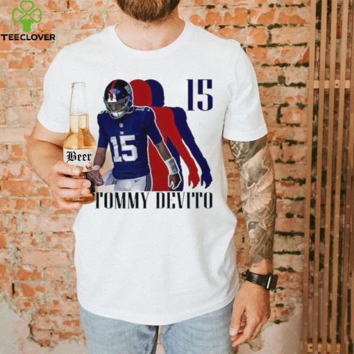 Original tommy Devito No. 15 New York Giants Silhouette Shirt