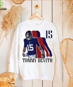 Original tommy Devito No. 15 New York Giants Silhouette Shirt