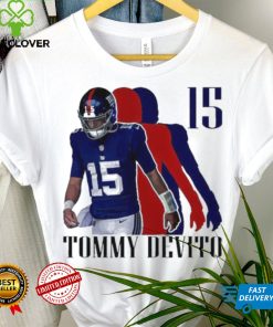 Original tommy Devito No. 15 New York Giants Silhouette Shirt