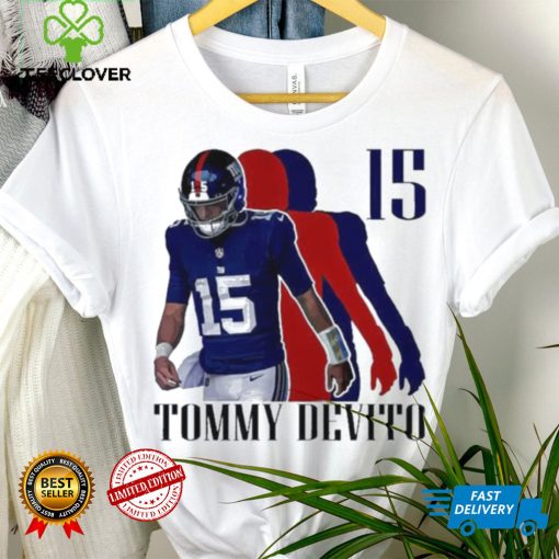 Original tommy Devito No. 15 New York Giants Silhouette Shirt