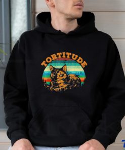 Original tortitude cat torties are feisty tortoiseshell kitty shirt