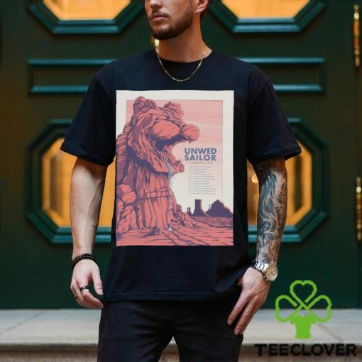 Original unwed Sailor Tremors US Tour 2023 Poster shirt