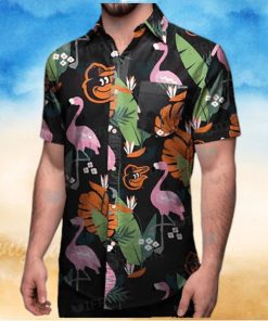 Orioles And Flamingo Hawaiian Shirt – Orioles Hawaiian Shirt