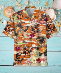 Orioles Diving Swimming Surfing Hawaiian Shirt