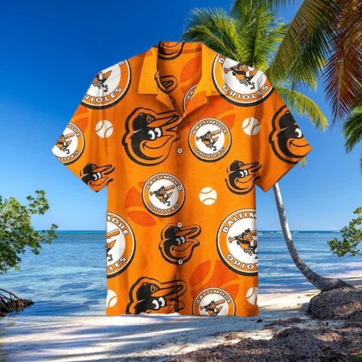 Orioles Hawaiian Shirt Baltimore Orioles And Ball Hot Summer